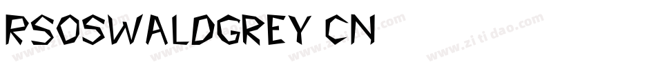 RSOswaldGrey Cn字体转换